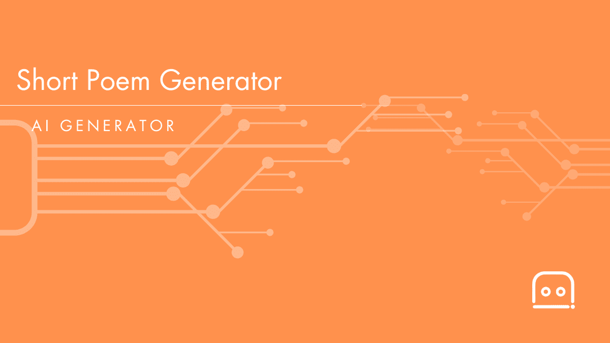 AI Short Poem Generator: Create a Short Poem Instantly - AI Resources